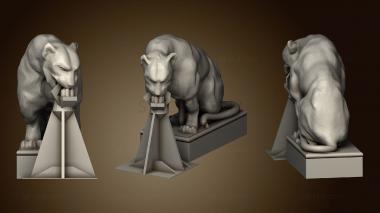 3D model Court House Panther (STL)