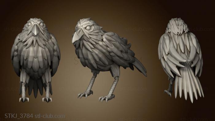 3D model Crow (STL)