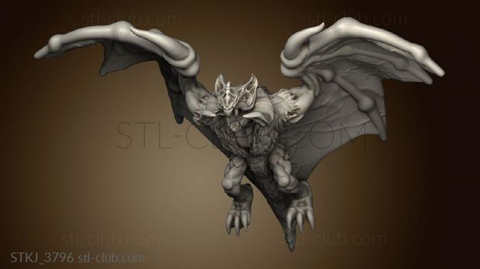 3D model Dra Clans Draco Bat (STL)