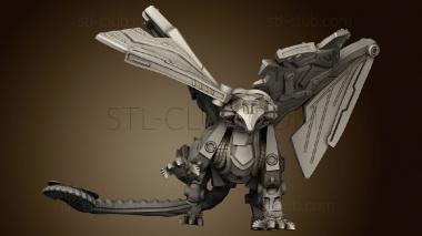 3D model CYBER dragon (STL)