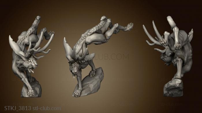 3D model Cryptids Jackalope (STL)