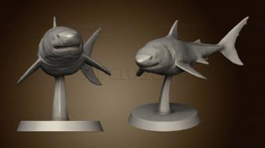 3D модель Глубоководные акулы shark (STL)