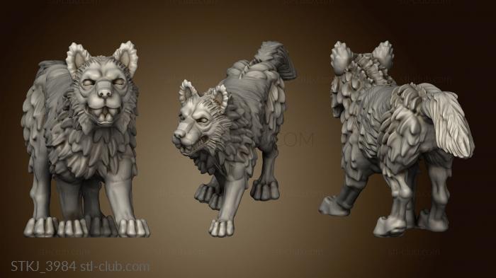 3D model Luca Wolves wolf (STL)