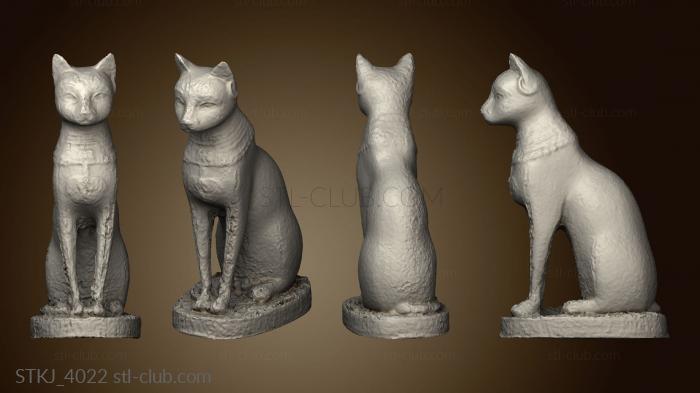 3D model Egypt Egyptian Cat (STL)