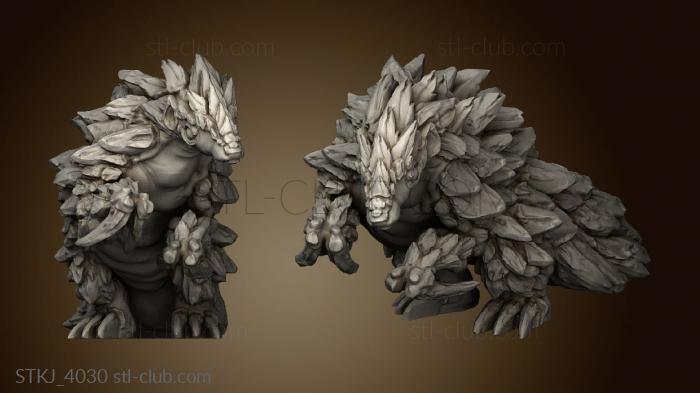 Elemental Creatures magma pangolin