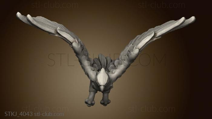 3D model Elves eagle (STL)