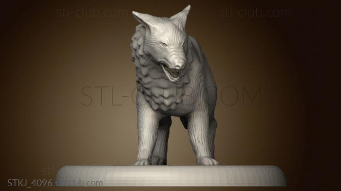 3D model Beast Dog (STL)