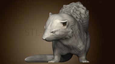 3D model Beast Ferret (STL)