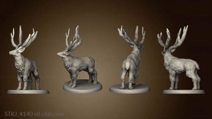 3D model Beast Stag Causal (STL)