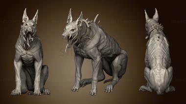 3D model Fear Old god Corrupt Dog Sit (STL)