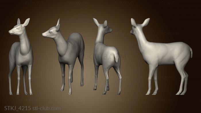 3D model Forest Deer (STL)