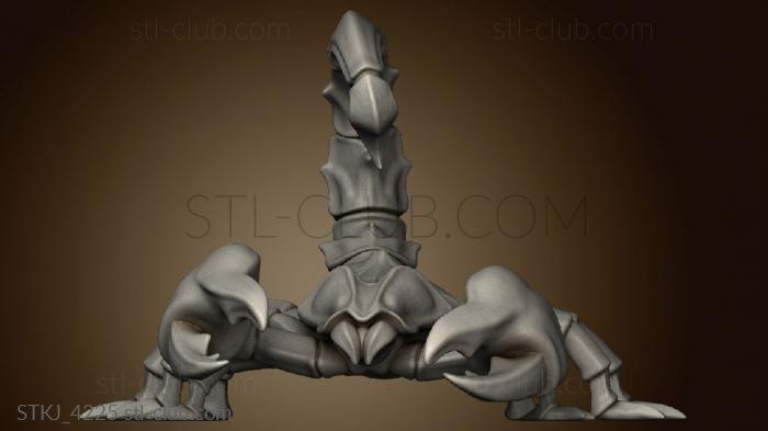 3D model Fox Folk Sand Scorpion (STL)