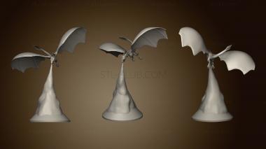 3D model Game Thrones GOT Dragon lamp (STL)