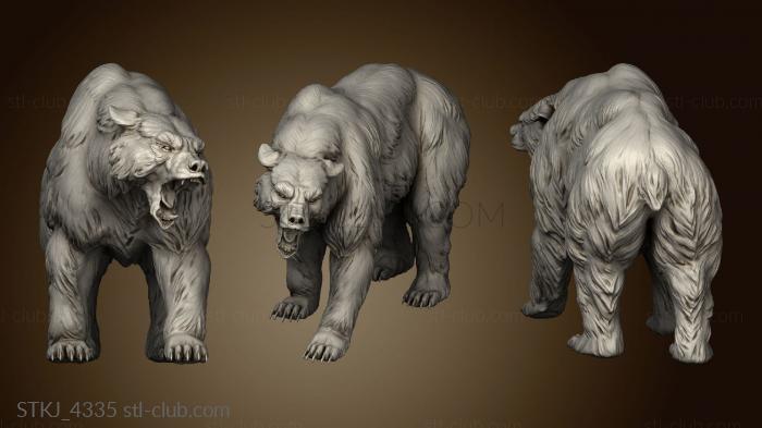 3D model Grizzly roar (STL)