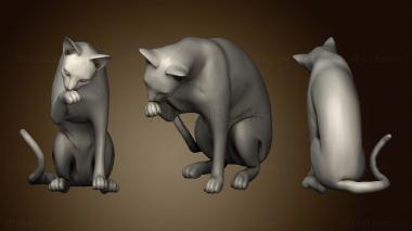 3D model Heroes and Beasts midnight the cat (STL)