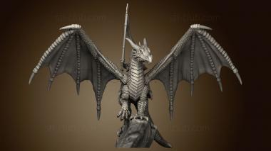 3D model Illa Del Ancient Dragon rock (STL)