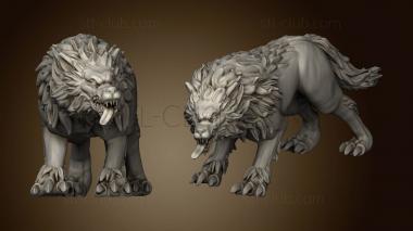 3D model Beasts wolf (STL)