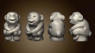 3D model Jumanji Animals Figures monkey (STL)