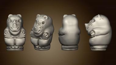 3D model Jumanji Animals Figures rhino (STL)