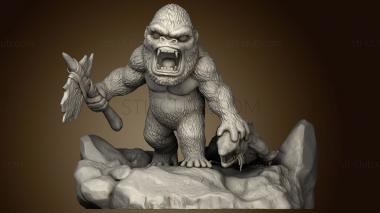 3D model Kong and Godzilla (STL)