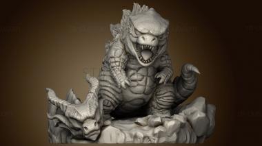 3D model Kong and Godzilla (STL)