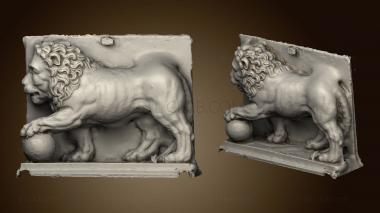 3D model lion afstbning fredensborg (STL)