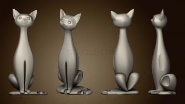 3D model LOVE Chat cat (STL)