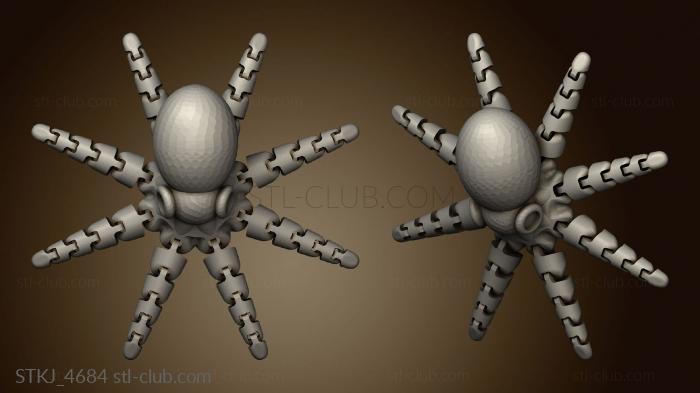 3D model Mini Octopus eyes (STL)