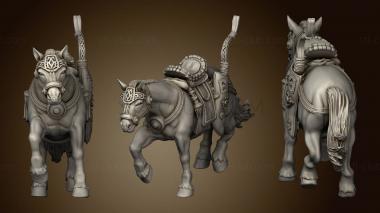 3D model Cavalry Horse Mount (STL)