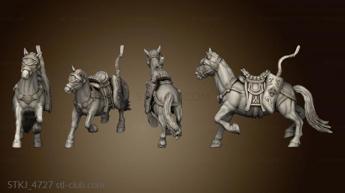 3D model Cavalry Horse Mount (STL)