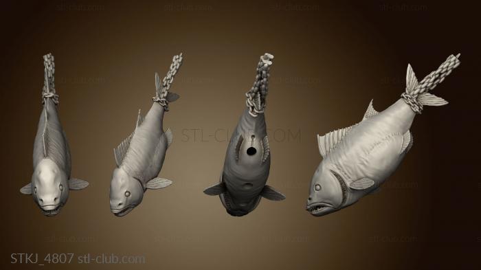 3D model Giant Snail Lodge Fish (STL)