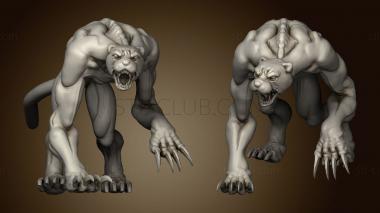 3D model Orc King were jaguar (STL)