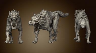 3D model Orc King Wolf (STL)