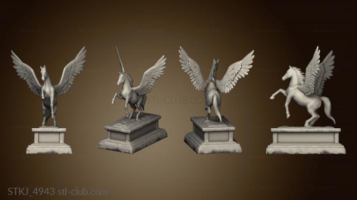 3D model Pegasus statue (STL)