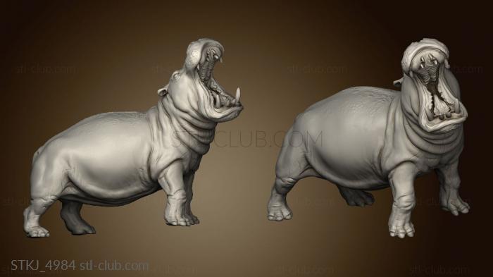 3D model potagriffmus hippo (STL)