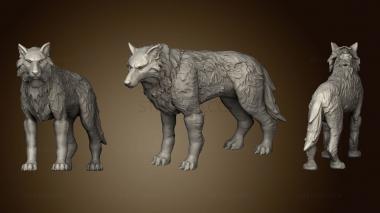 3D model Direwolf (STL)