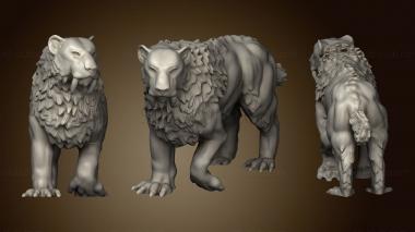 3D model Saber Tooth Tiger (STL)