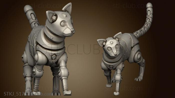 3D model mechanimal cat stand (STL)