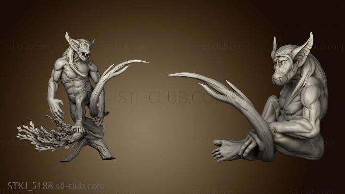 3D model sly tailed chimp (STL)