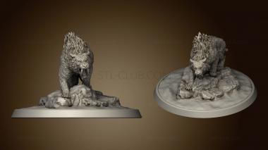 3D model Snowy Mountain Summit Sabertooth (STL)