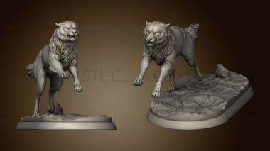 3D model White Werewolf Wolves Wolf (STL)