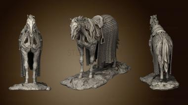 3D model Wight Horse King the Night battle stue (STL)