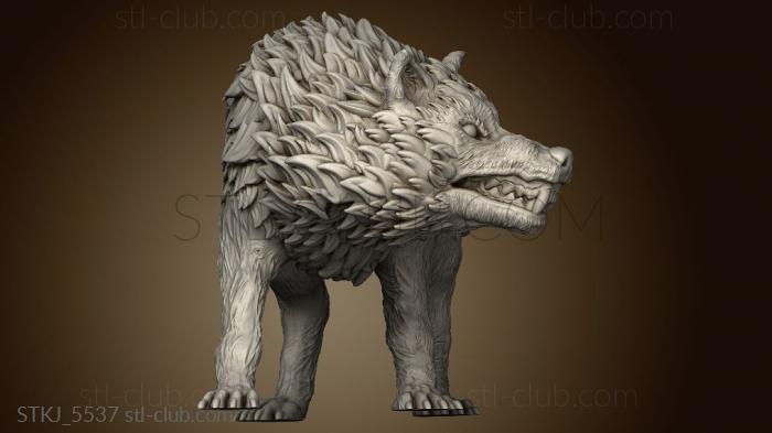 3D model Wolf (STL)