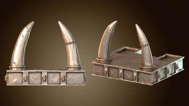 3D мадэль Игровые предметы Abyssal Алтарь Базовые кости (STL)