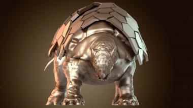 3D модель Возраст Ящеров Ящериц Осадная Машина Бастиладона Ящик (STL)