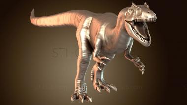 3D мадэль Только аллозавр (STL)