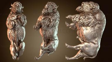 3D модель Американский бизон (STL)