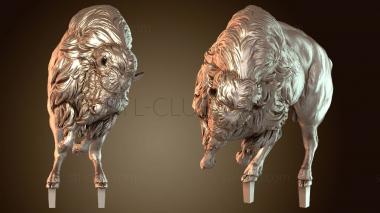 3D модель Атака американского бизона (STL)