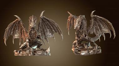 3D модель Andelig Psychic Purple Dragon A (STL)