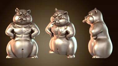 3D модель Злой хомяк (STL)